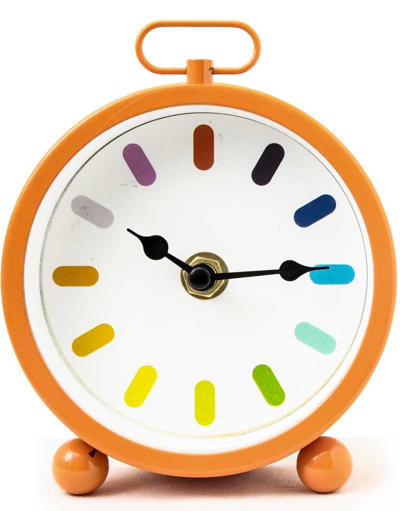 Orange Clock